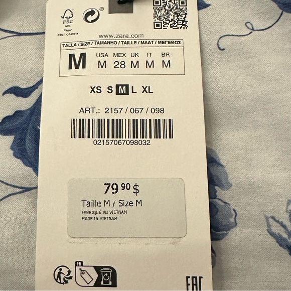 Brand New Belted Jumpsuit From Zara Size Medium - Picture 4 of 5